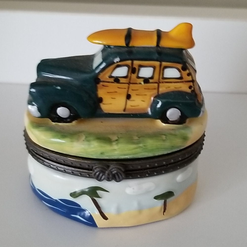 Hawaii Coastal Cruiser Woody Surfer Wagon Ceramic - Picture 12 of 13